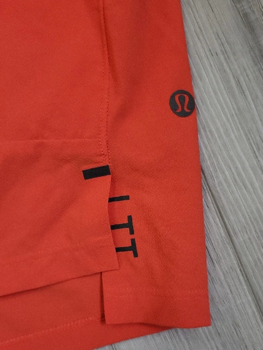 lululemon athletica Men's Orange Performance Drawstring Shorts